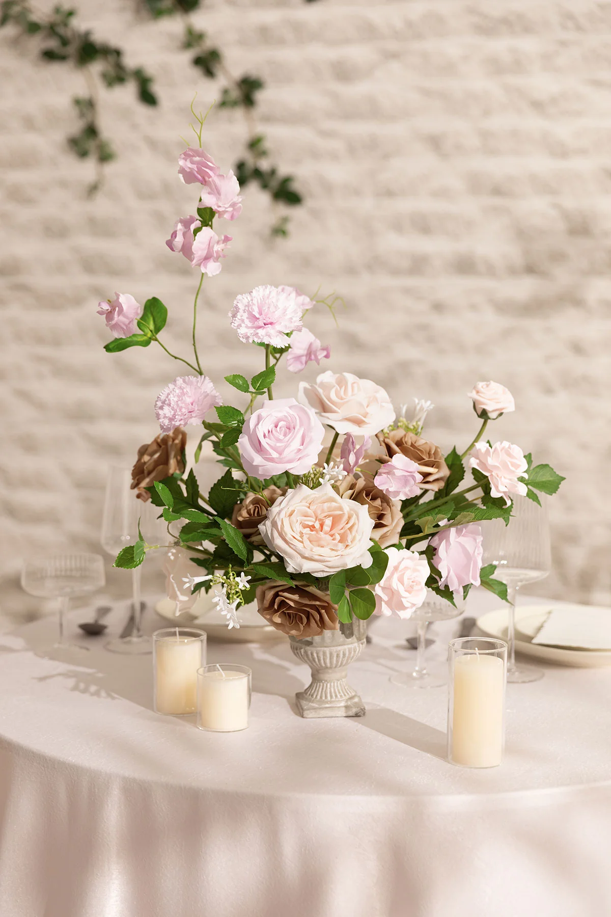 DIY Designer Flower Box in Powder Pink