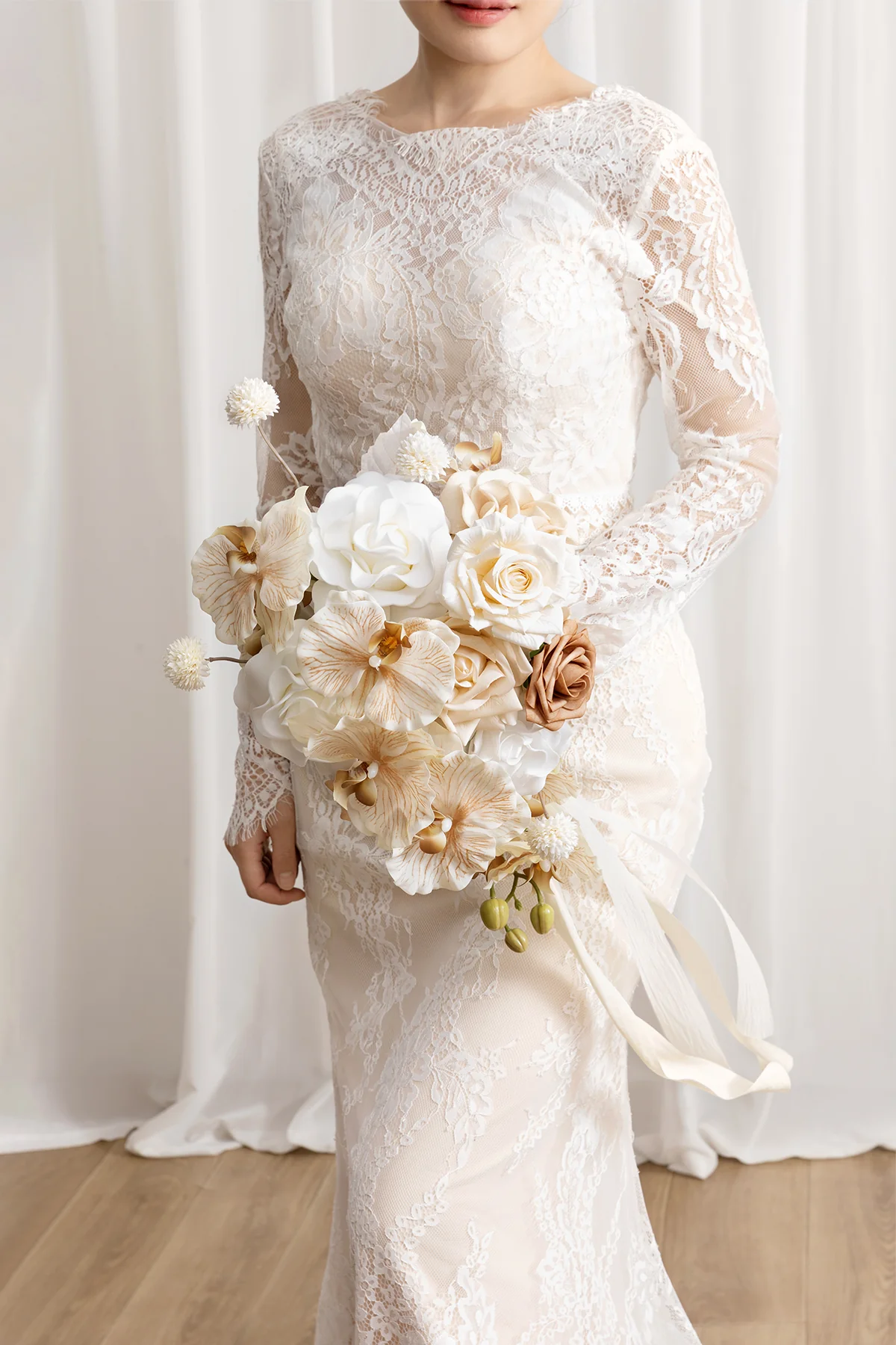 Flowing Mauve Romance Wedding