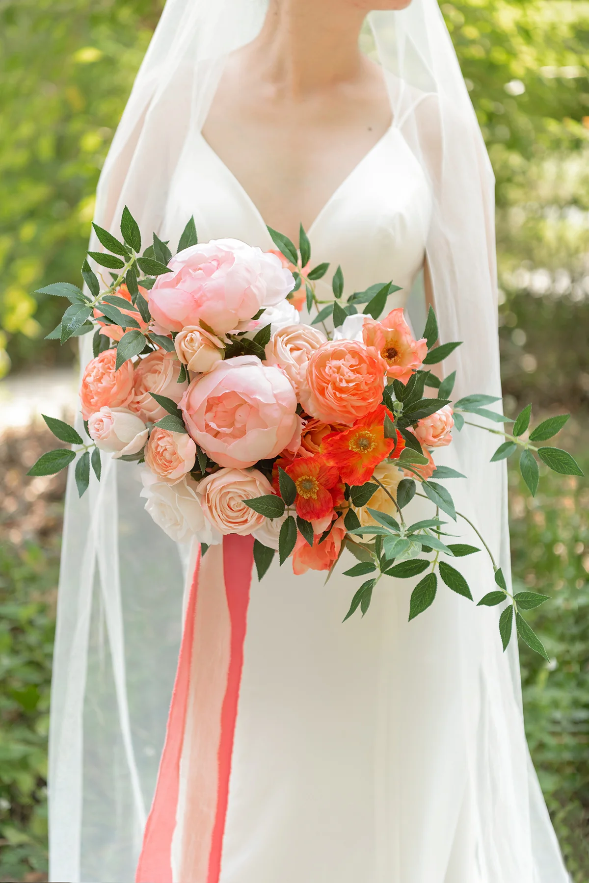 Flowing Mauve Romance Wedding